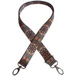 Asa bolso cinta estampada - Mandala Naranja