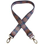 Asa bolso cinta estampada - Mandala Marino