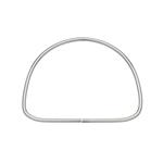Aro ovalado metal 12.5x9.5 cm. 