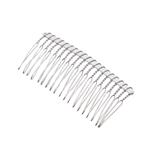 Peineta metal 20 dientes  7.5 cm