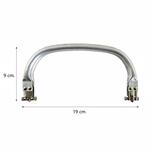 Asa boquilla tubular aluminio ovalada