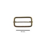 Mosqueton metal 4 cm. - Niquel Plata