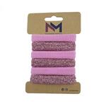 Coletero n. 3 - 4,5 cm. lurex - purpurina