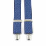 Tirante caballero fantasía 35 mm. - Azul