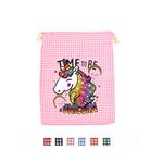 Bolsa ropita vichy estampada | BL0113 | BACK TO SCHOOL