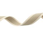 Cinta espiga rayas algodón 3 cm. - beige