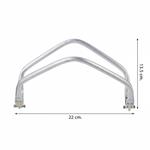 Boquilla tubular aluminio forma 22x13.50