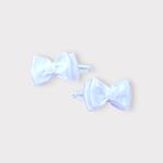Ranita clip doble lazo raso
