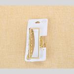 Pinza 11.5 cm. rectangular metálica