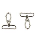 Mosqueton metal 4 cm. - Niquel Plata
