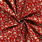 Tela algodón navidad - Rojo