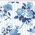 Tela algodón estampada - Colorful - Azul - B-FM - 