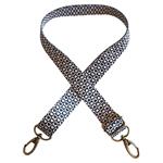 Asa bolso cinta estampada - Corazon Negro