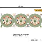 Tela digital Bajo Plato - Nv - 23 - Surtido - B-FM - 1 metro        