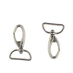 Mosqueton metal 3 cm. - Niquel Plata