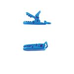Pinza forma plástico chupetero - avion rojo