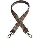 Asa bolso cinta estampada - Mandala Naranja