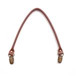 Asa polipiel con pinza bronce