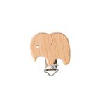 PINZA NIQUEL ELEFANTE MADERA 