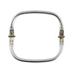 Asa boquilla tubular aluminio ovalada