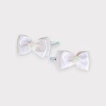 Ranita clip doble lazo raso