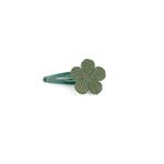 Rana clip 5 cm. flor ganchillo - 12 unid.