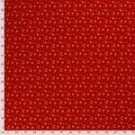 Tela algodón navidad - Rojo