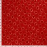 Tela algodón navidad - Rojo