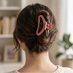 Set de 6 Pinzas de Pelo Grandes Mate - Estilo Geométrico