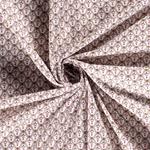 Tela beige estampada algodón 110 g/m2