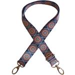 Asa bolso cinta estampada - Mandala Marino