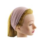 Turbante bebé de nylon con lazo 9x14 cm  Cinta elástica texturizada