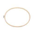 Bastidor aro ovalado bamboo bordar 25 X 30 cm.