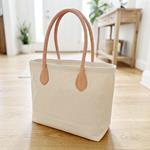 Asa de Piel Grabada para Bolsos 60 cm