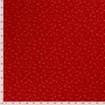 Tela algodón navidad - Rojo