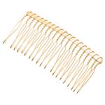 Peineta metal 20 dientes  7.5 cm