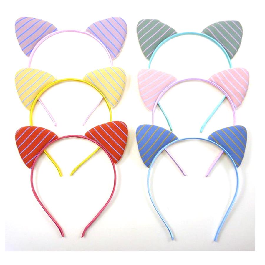 Diadema infantil orejitas rayas