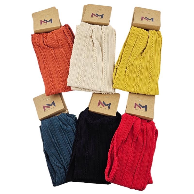 Turbante de Nylon Trenzado 9x14cm - 6 Colores Disponibles