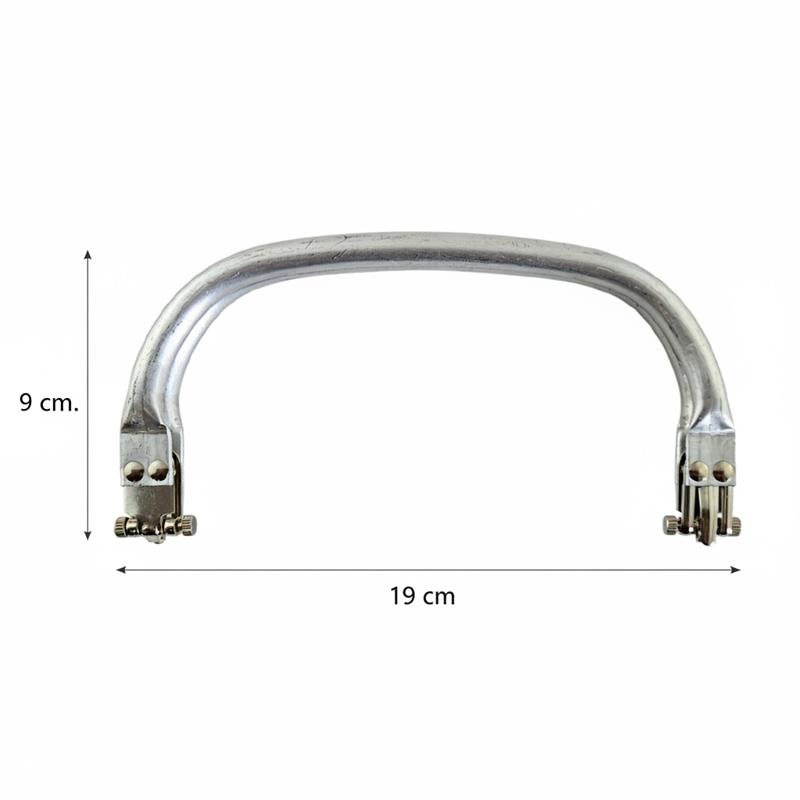 Asa boquilla tubular aluminio ovalada
