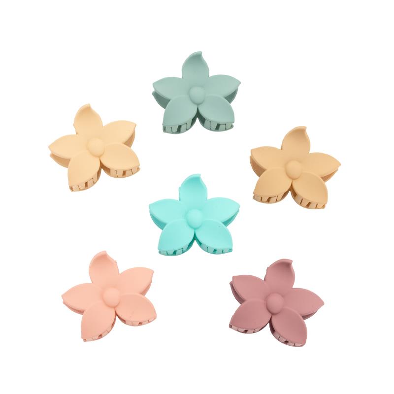 Pinzas para el Pelo Diseño Pétalo Pastel - Pack Surtido