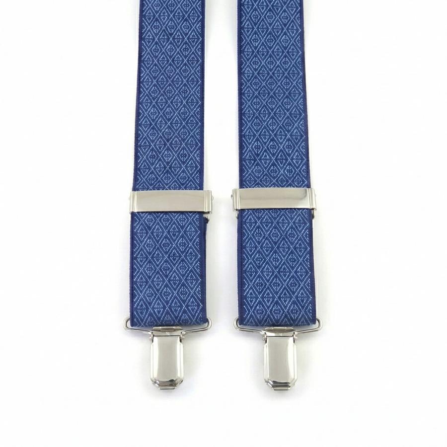 Tirante caballero fantasía 35 mm. - Azul