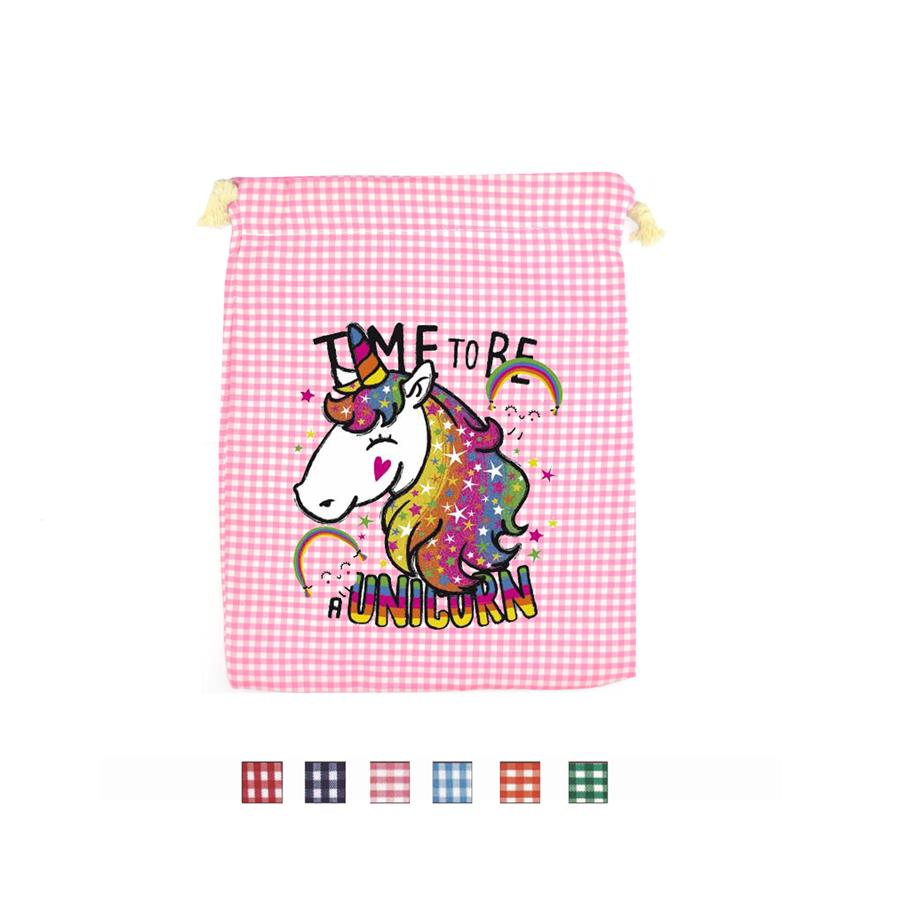 Bolsa ropita vichy estampada | BL0113 | BACK TO SCHOOL