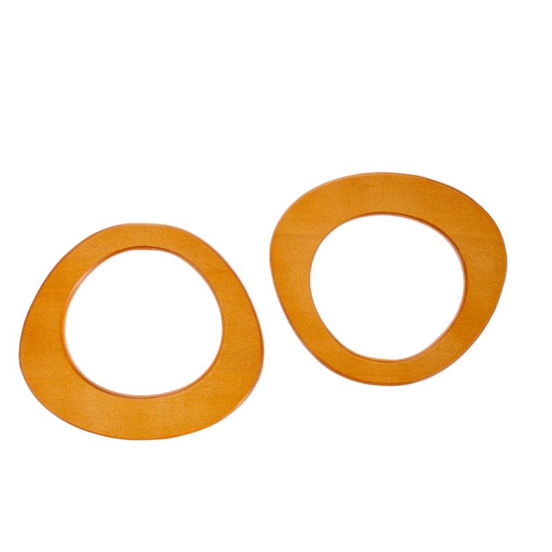 Juego de 2 Asas de Madera para Creación de Bolsos