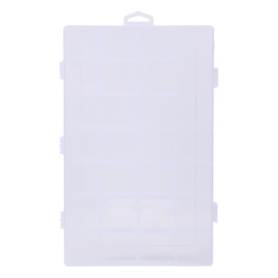 Caja organizadora de plástico 28 apartados - 2 unid.    