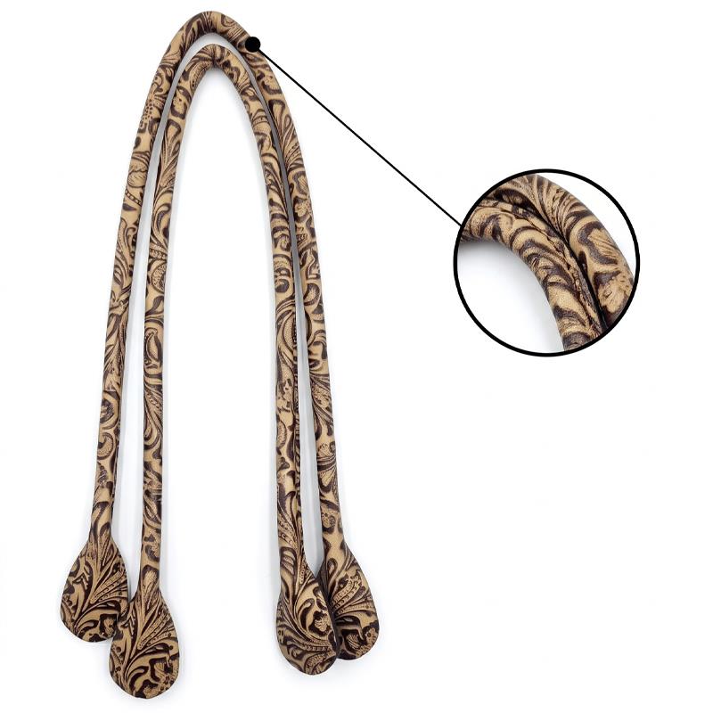 Asa de Piel Grabada para Bolsos 60 cm