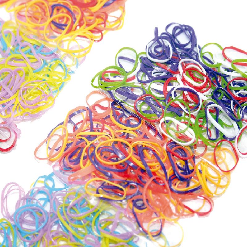 Gomas elásticas finas transparente blister de 100 unid. - 12 blister