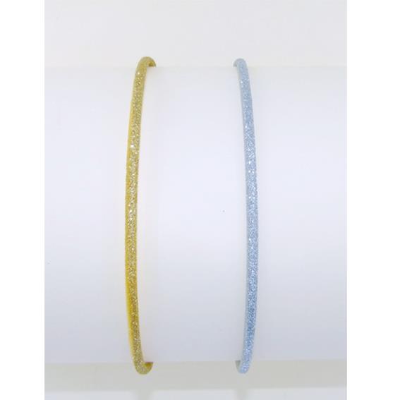 DIADEMA PASTA FINA ORO/PLATA PURPURINA