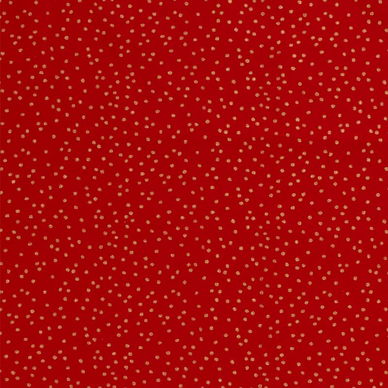 Tela algodón navidad - Rojo