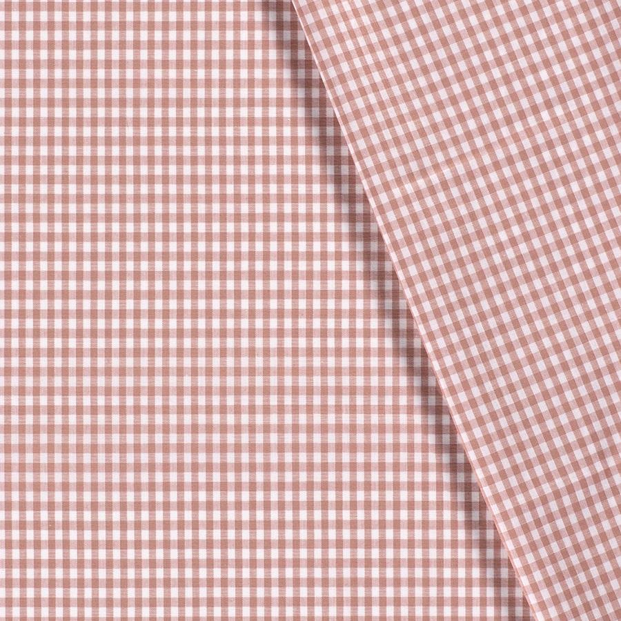 Tela algodón cuadro vichy rústico