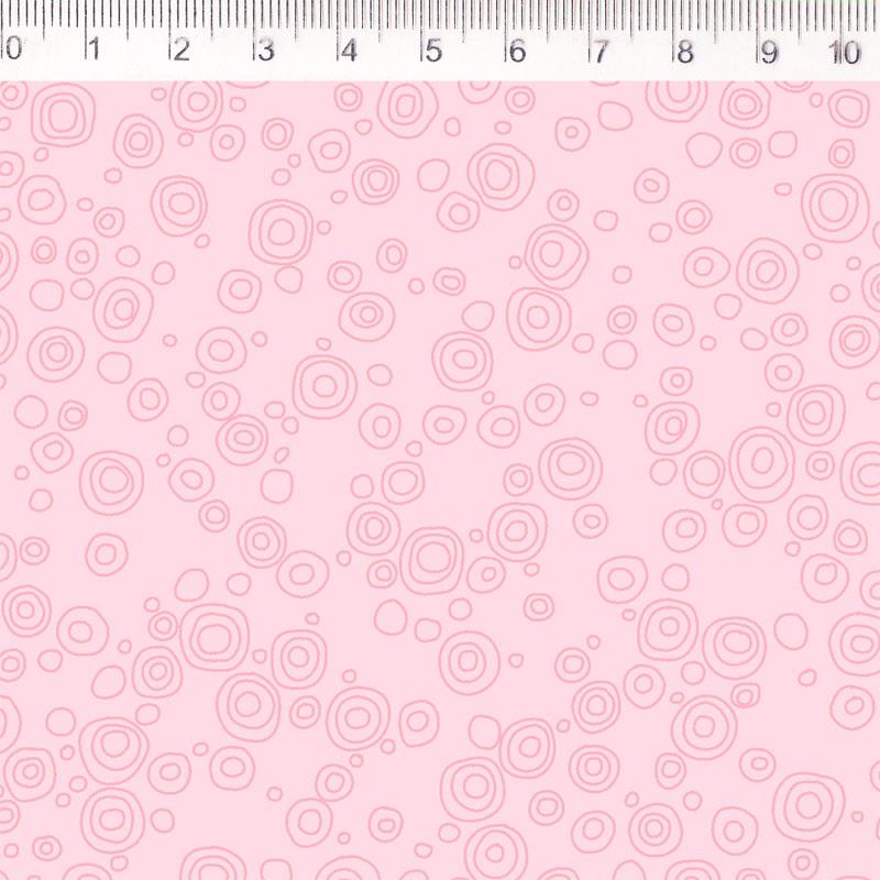 Tela algodón estampada - Bubble - Rosa- B-FM
